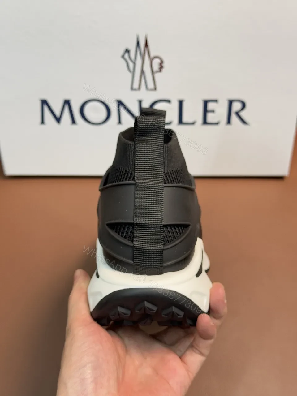 View 3 of Chunky Knit Tech Sneakers - Luxe High-Top Comfort