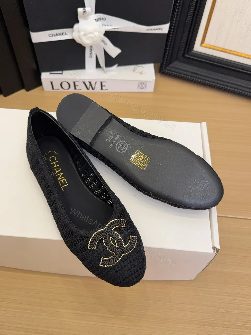View 2 of Knit Loafer with Signature Motif — Elegant Everyday Comfort