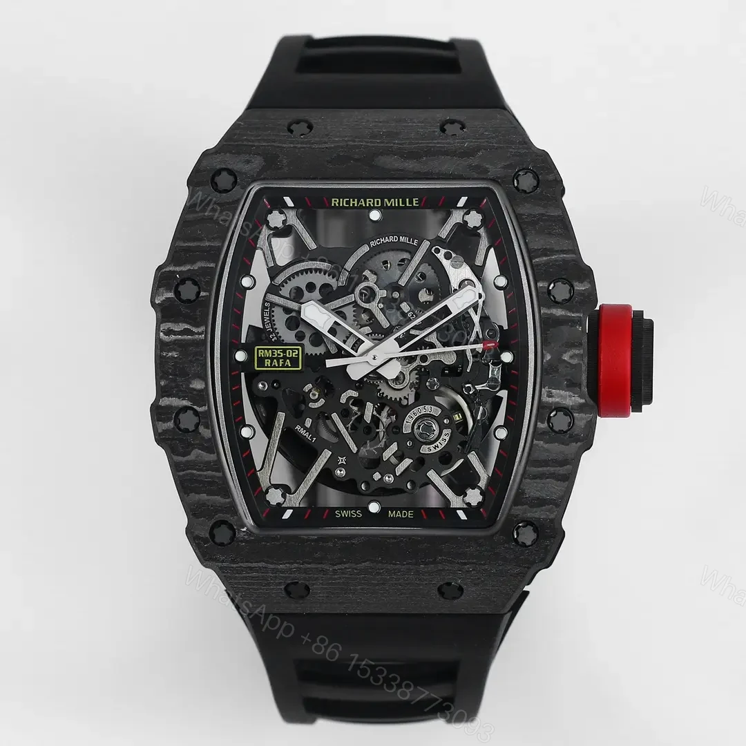 BBR Factory Richard Mille RM 35-02 Rafael Nadal Black Carbon Fiber Automatic Watch — view 1