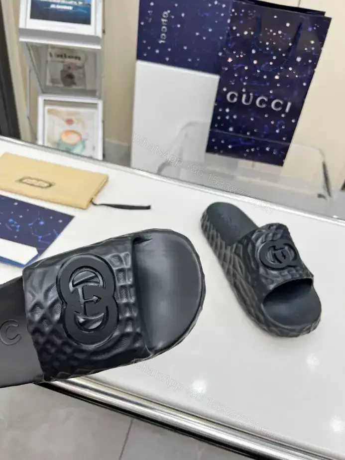 View 8 of GUCCI MEN’S INTERLOCKING G SLIDE SANDAL – SDG022