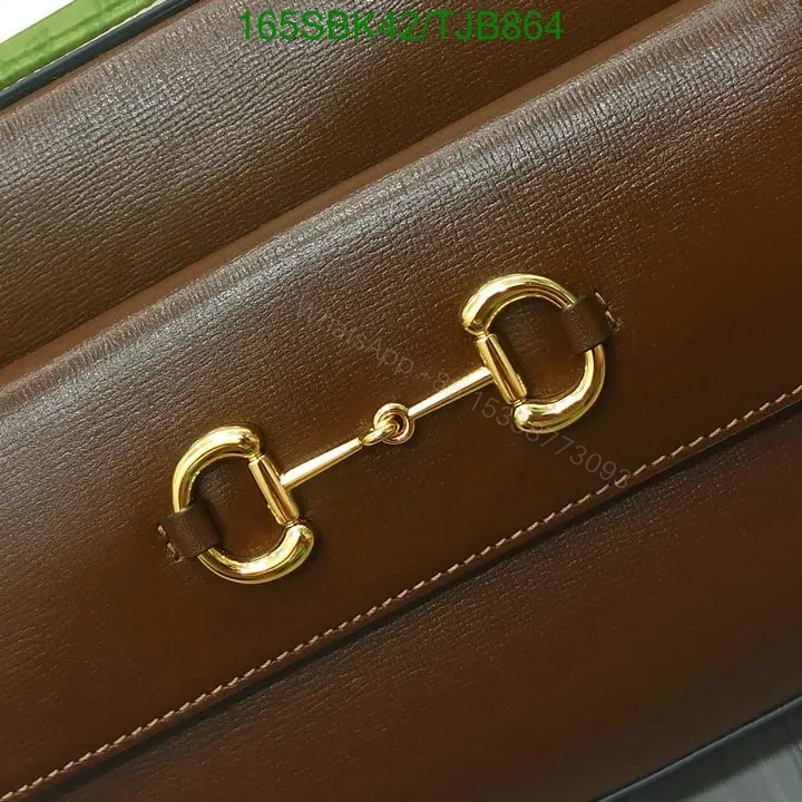 View 2 of Gucci Horsebit Shoulder Bag with Brown Leather 645454