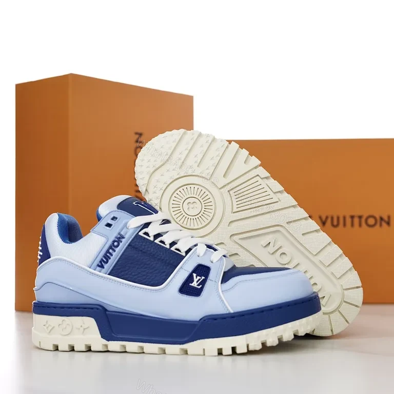 View 6 of Louis Vuitton Luxe High-Top Sneakers: Modern Comfort & Texture