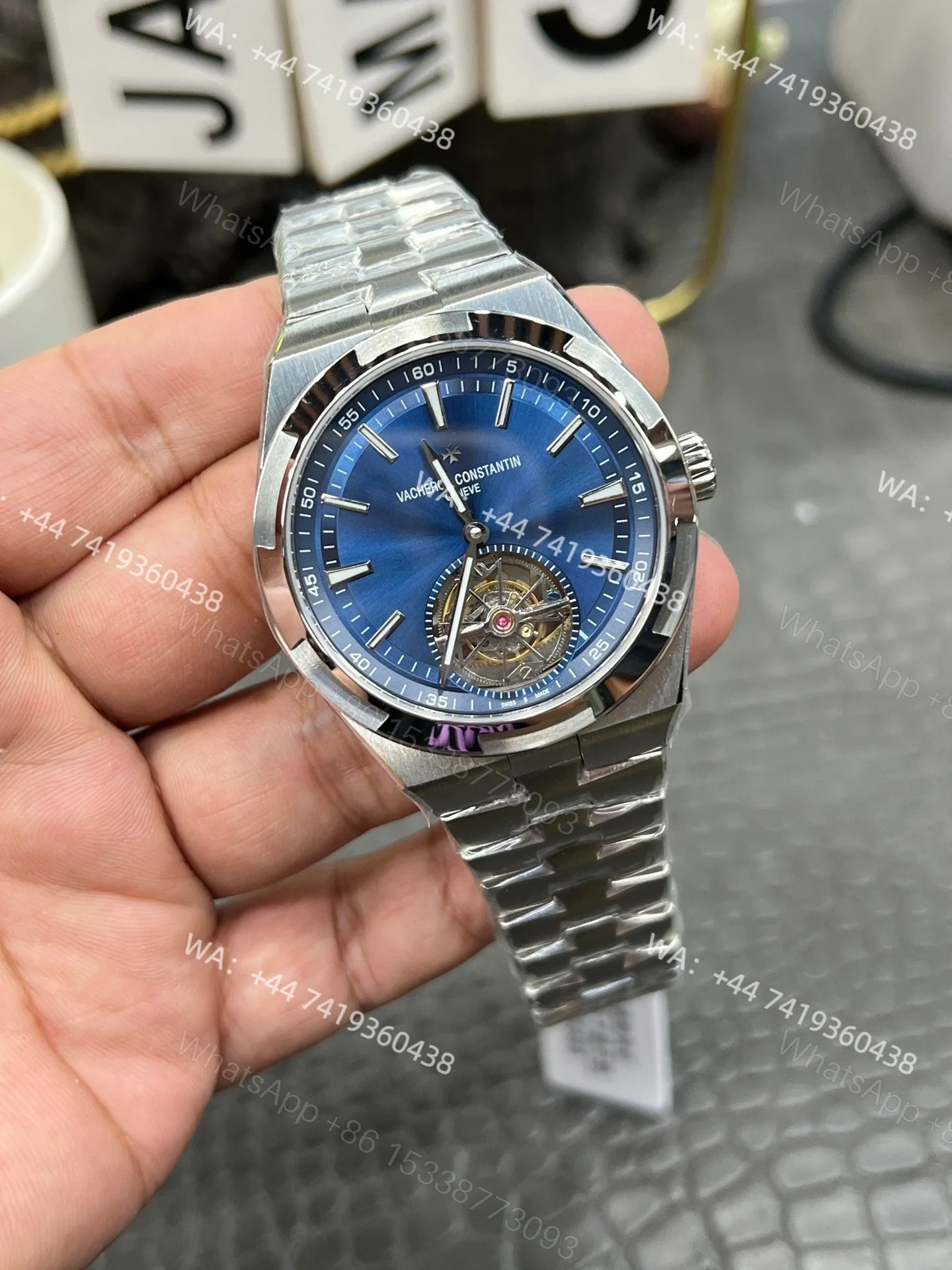 View 5 of Super Clone Vacheron Constantin Overseas Tourbillon 6000V/110A-B544 Watch – 42.5mm