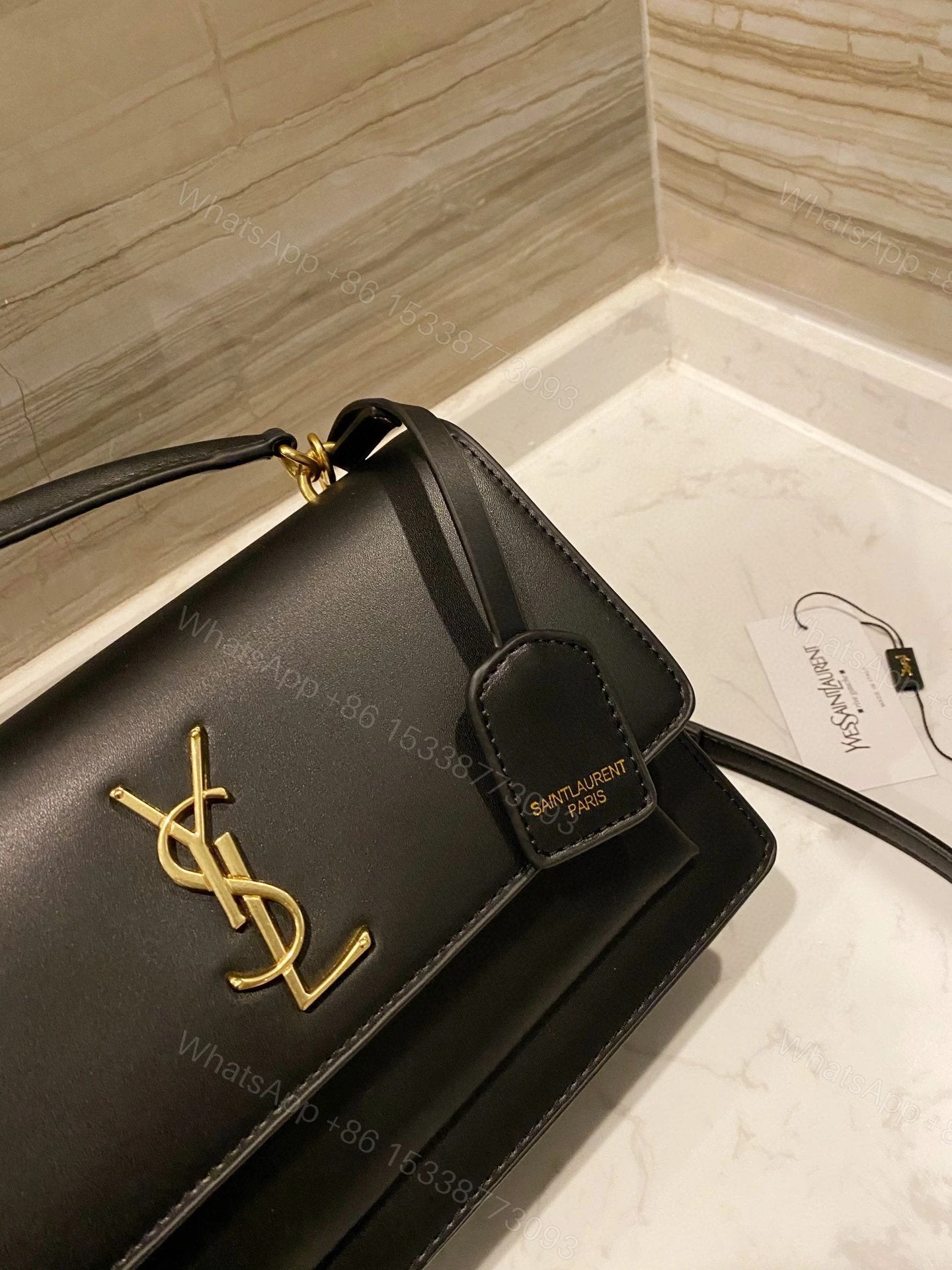 View 3 of Saint Laurent Women Medium Sunset Shoulder Bag