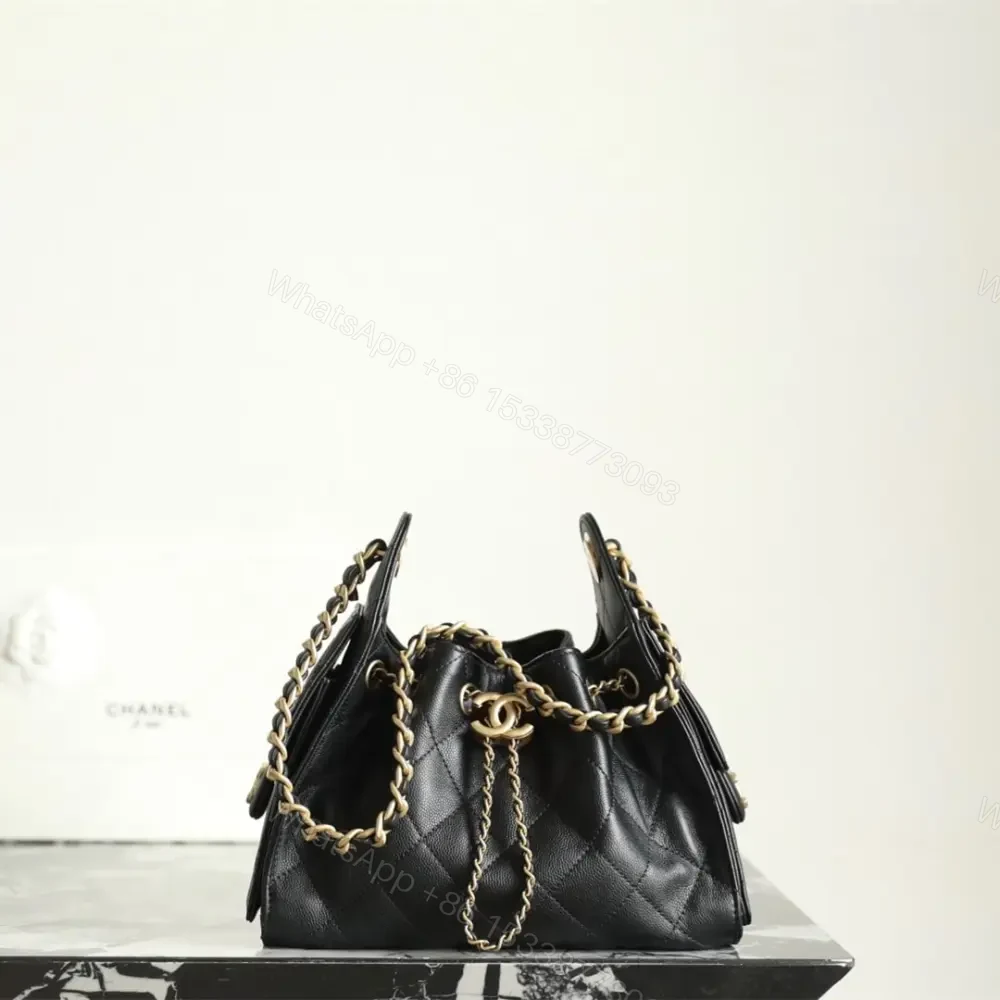 高仿Chanel*26C系列AS5631小牛皮腋下單肩包Mini黑色免檢版 — view 1