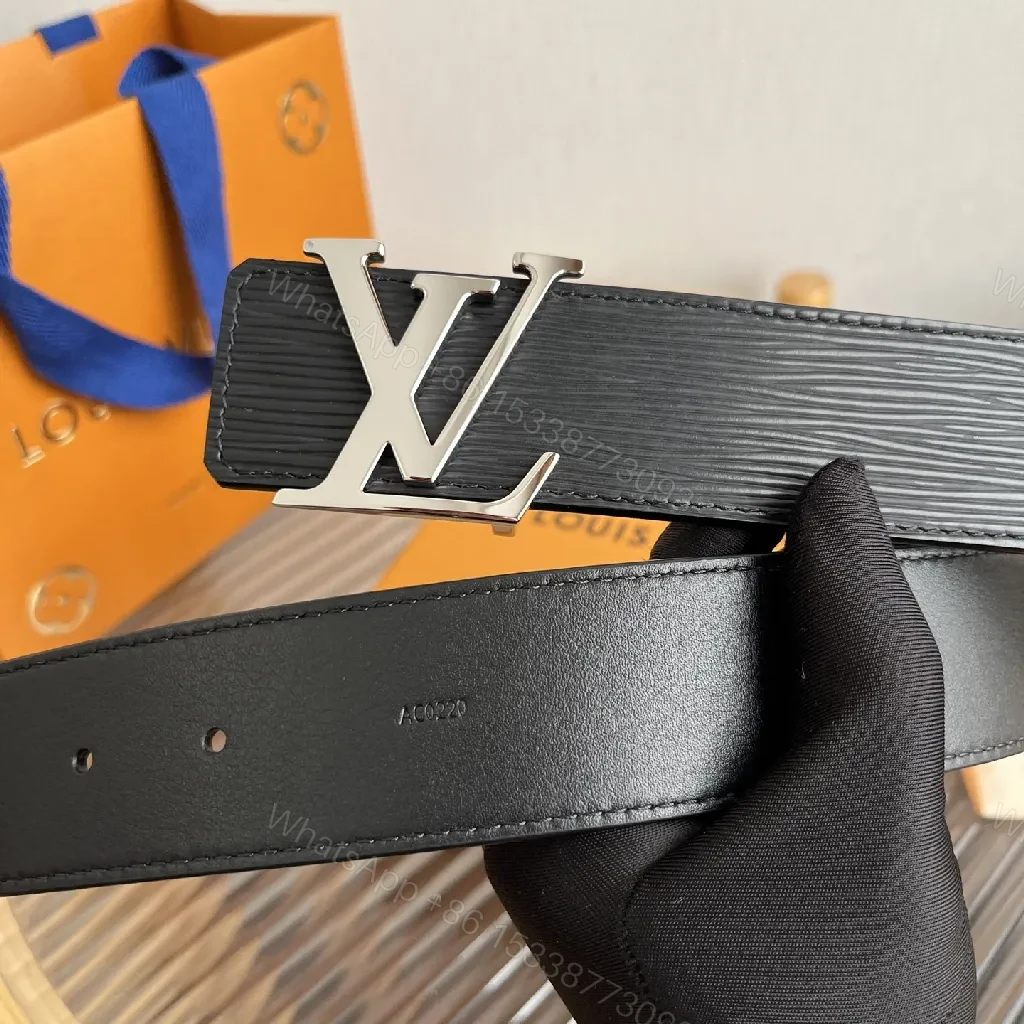 View 2 of Gold Buckle Patterned Modern Belt - Luxury Casual Accessory