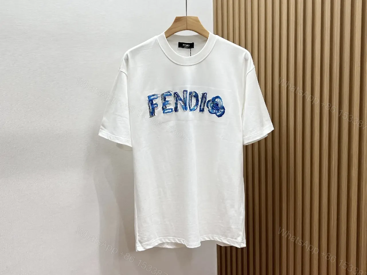 View 5 of Bold Graphic Texture Cotton Tee – Elevated Everyday Luxe