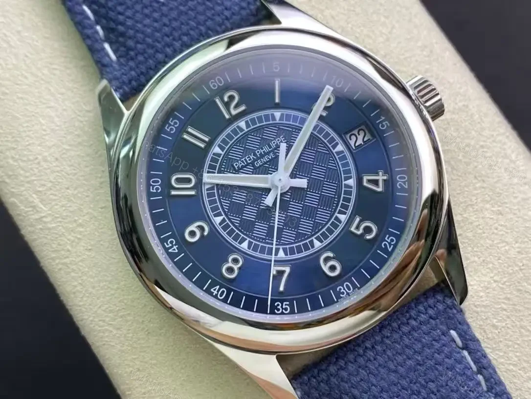 View 2 of Replica Patek Philippe 6007A Blue Dial Watch