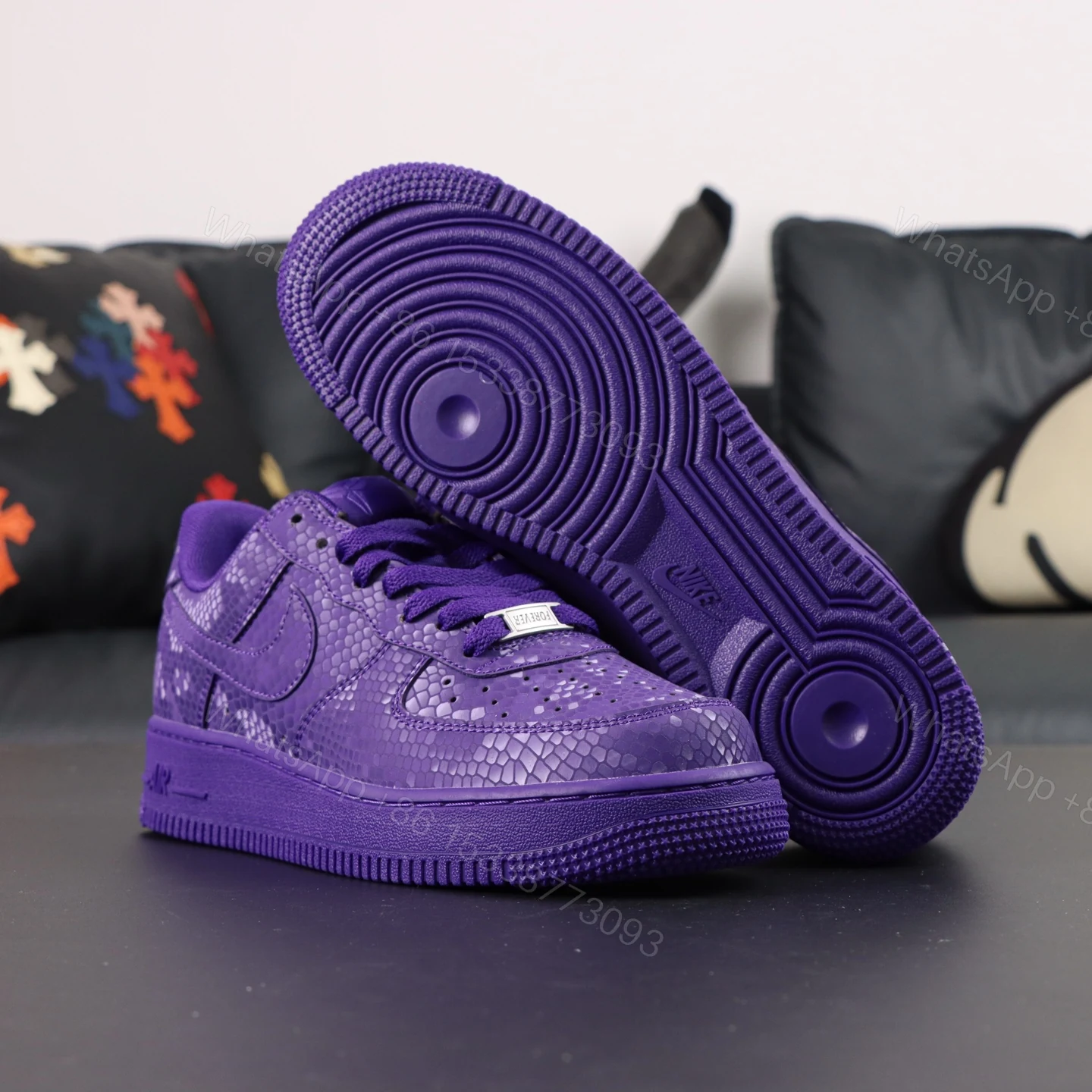 View 3 of Air Force 1 Low Kobe Bryant Court Purple Reps