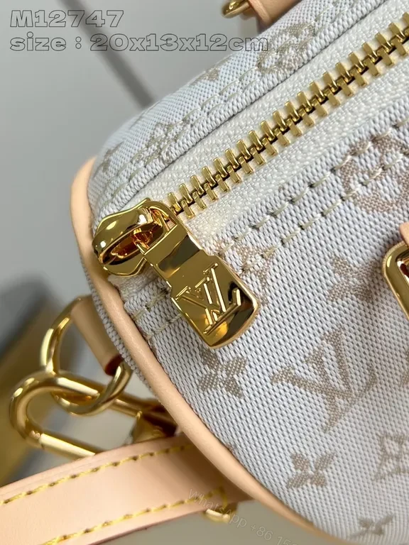 View 8 of Chic Monogram Satchel in Canvas â€“ Structured Luxury Bag