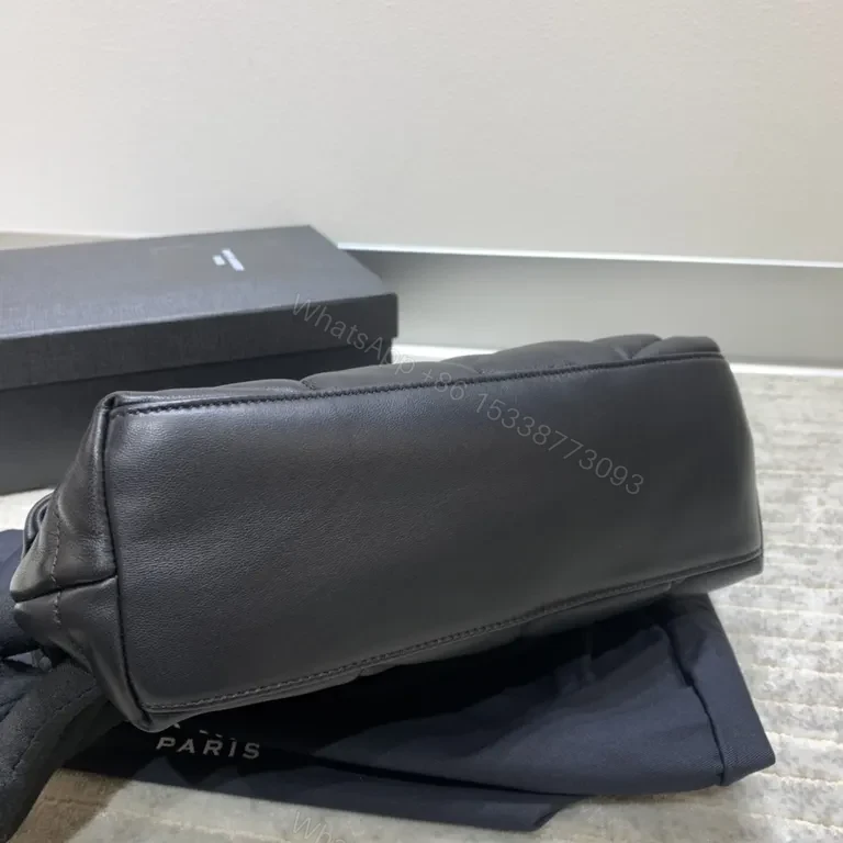 View 9 of Chic Quilted Leather Bag â€” YSL-Style Luxury, Everyday