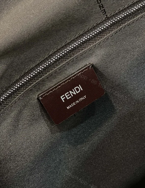 View 3 of Bold Pattern, Quiet Power Backpack: Luxe Fendi-Inspired Everyday Carrier