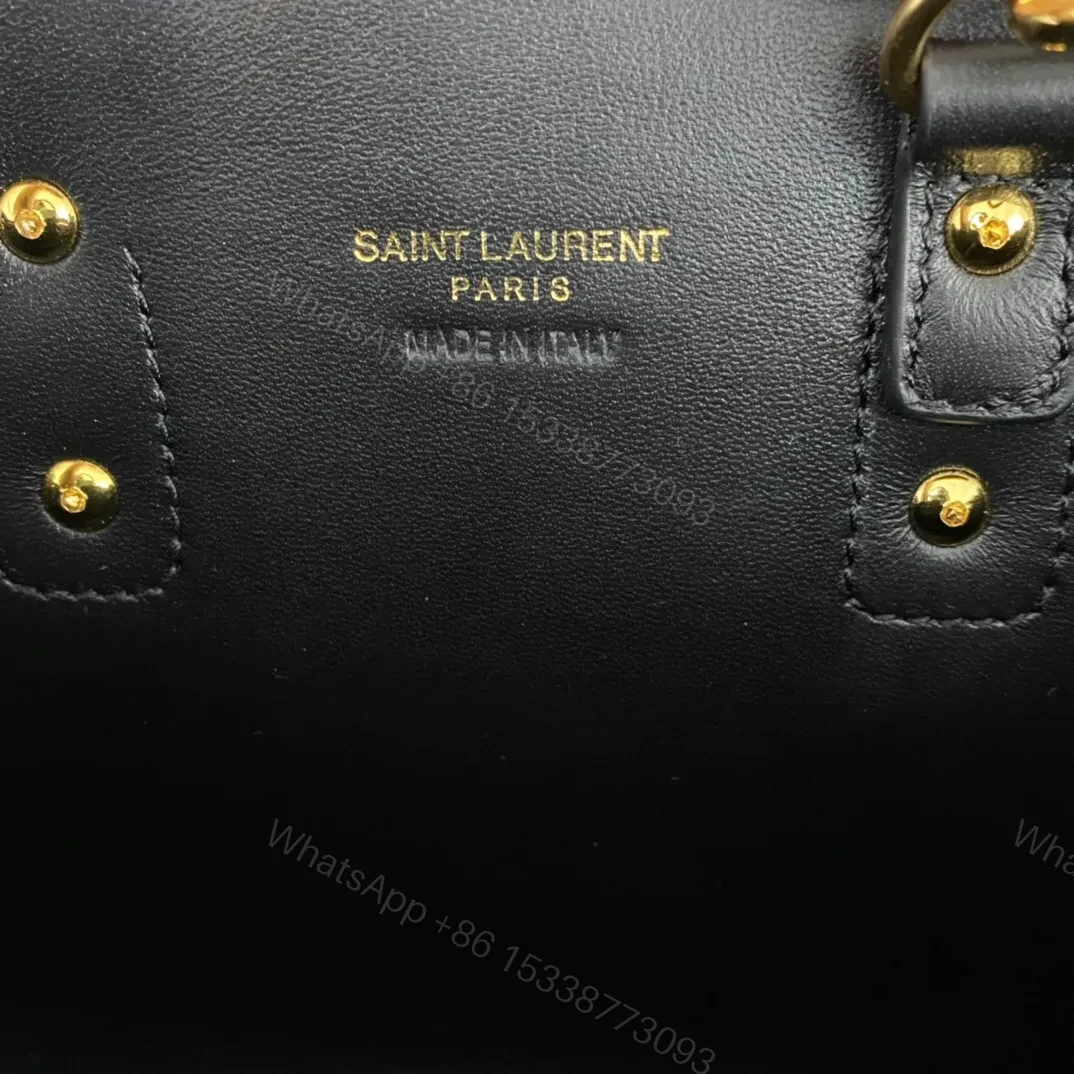 View 5 of Ysl Nano Sac De Jour Black Smooth Leather Gold-tone Metal