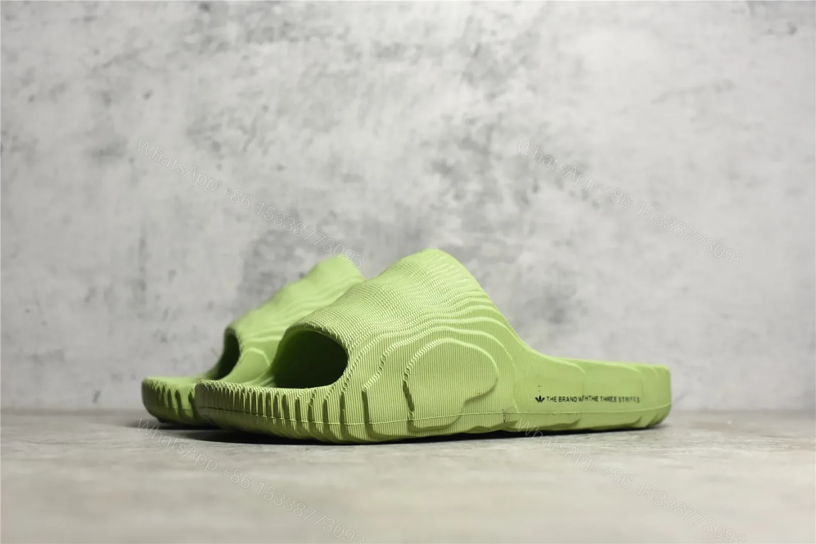 View 2 of UA originals adilette Green