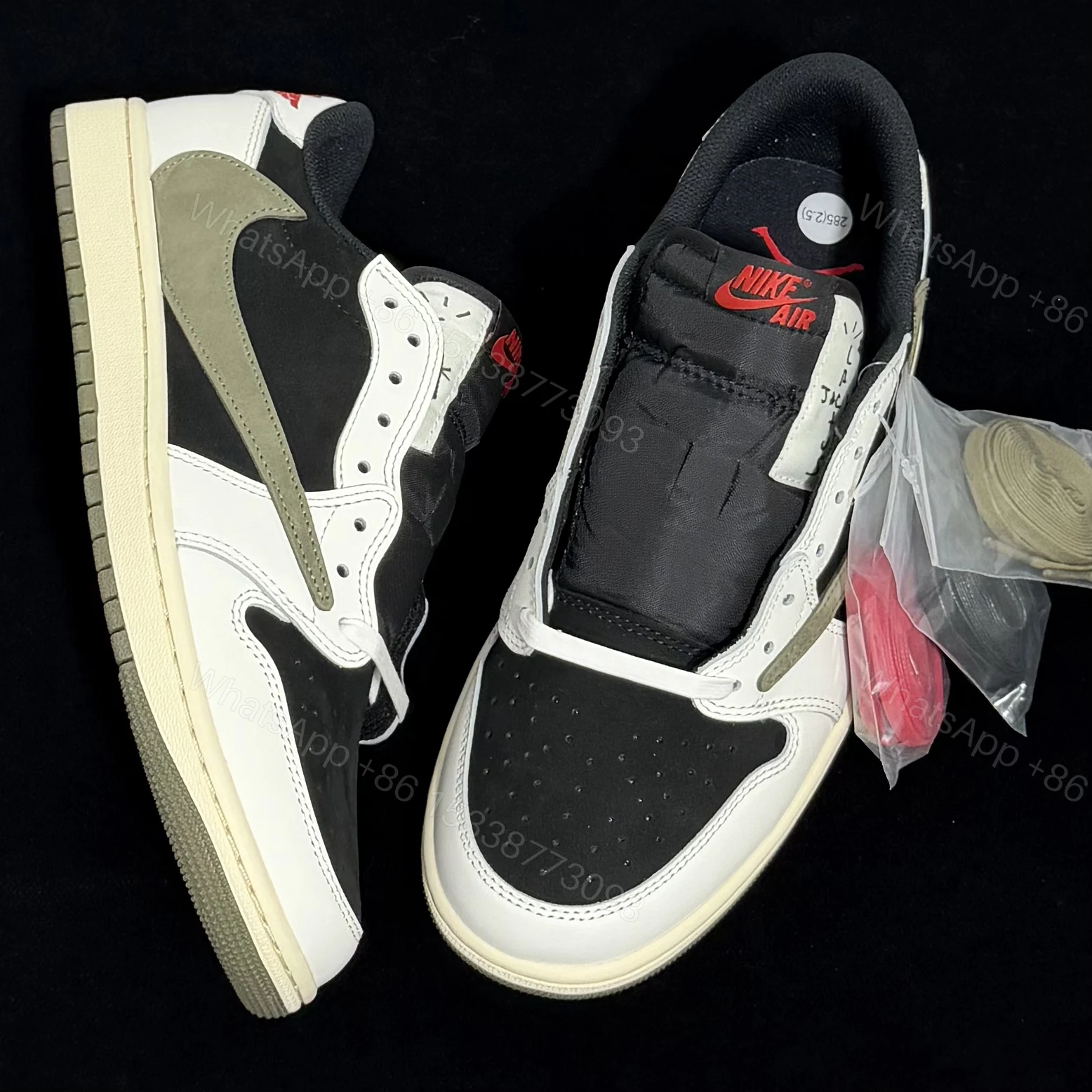 View 8 of Travis scott x Air Jordan 1 Low Olive reps