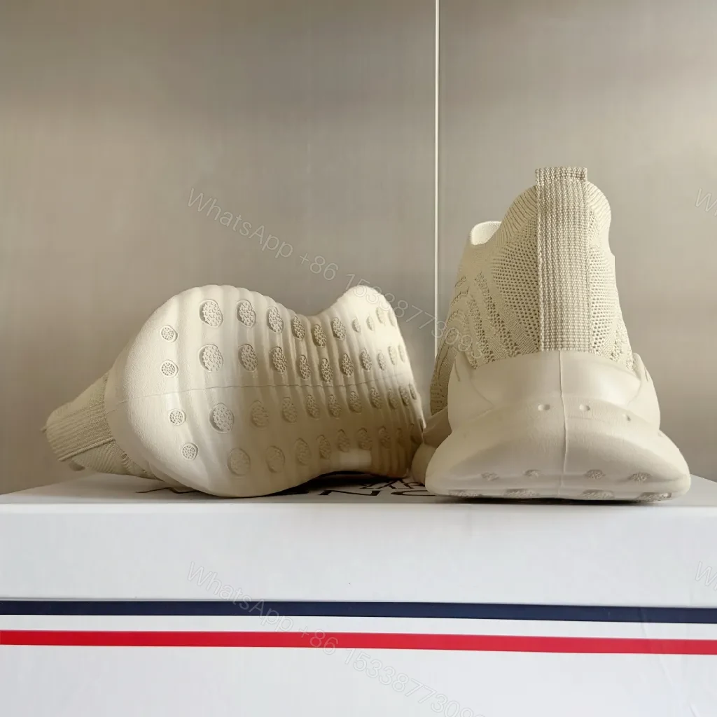 View 5 of Neutral Knit Luxe Sneakers: Light Weight, All-Day Comfort