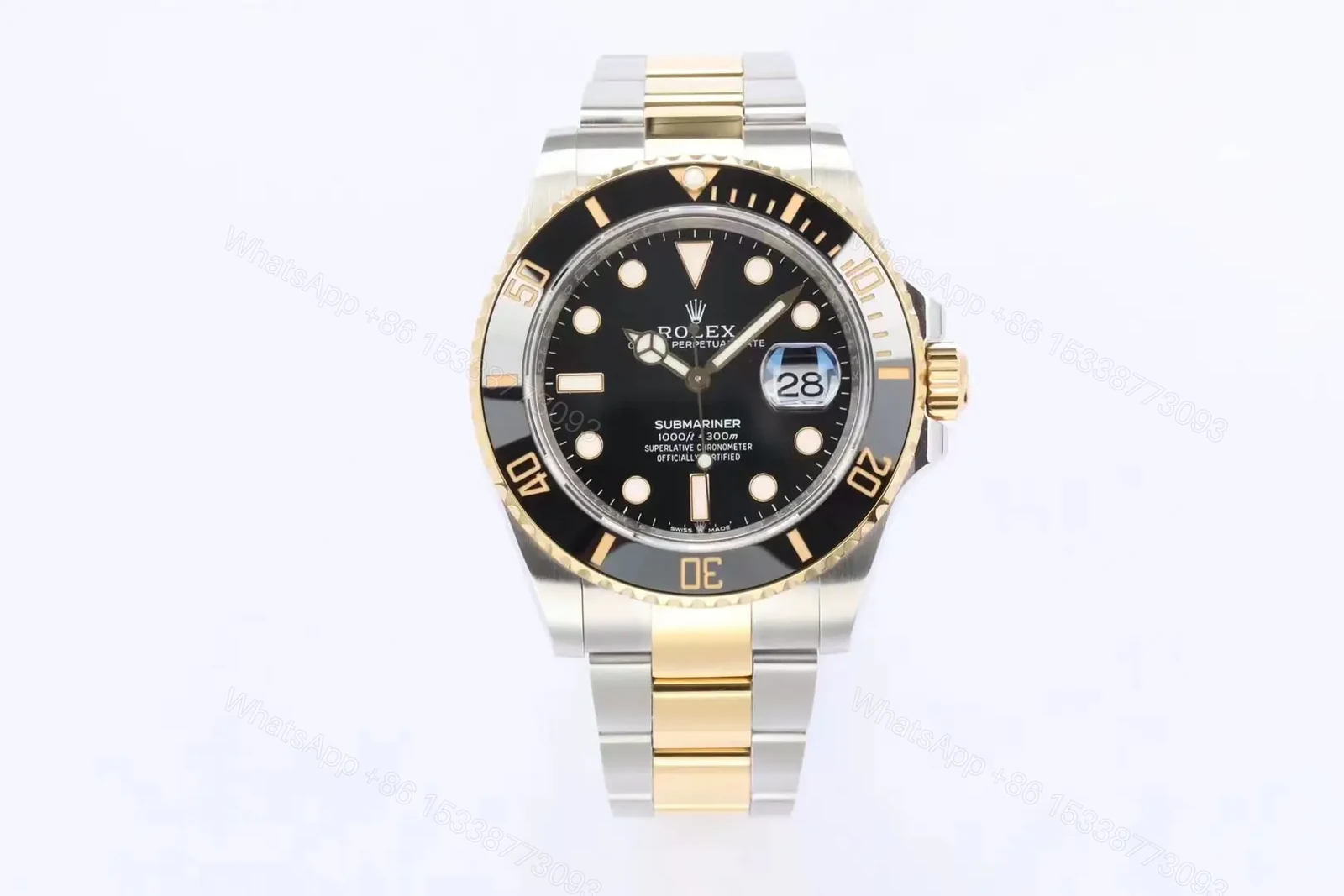 Rolex Submariner Date 41 Stainless Steel Yellow Gold Black Dial Watch 126613LN-0002 — view 1