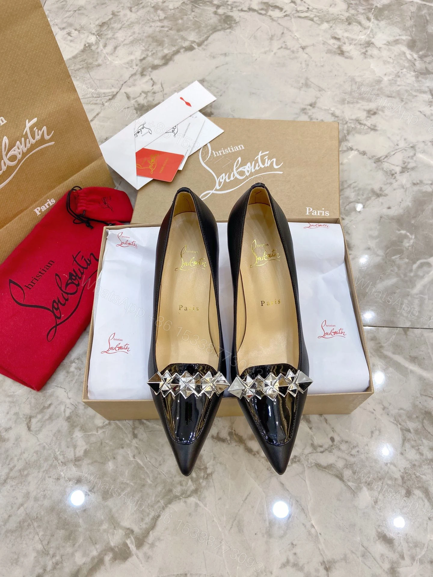 Christian Louboutin Wedges Flats — view 1