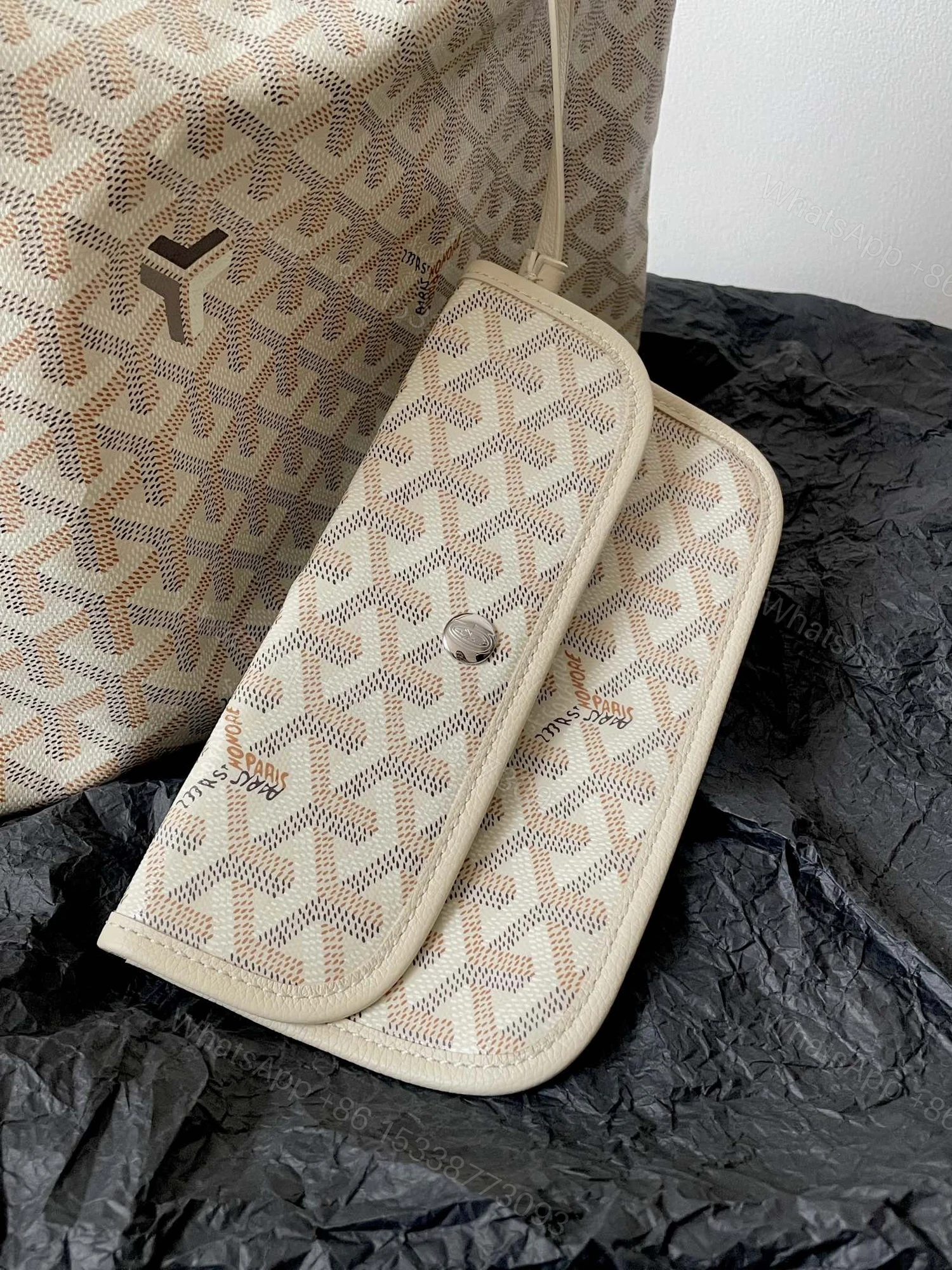 View 5 of GOYARD Goyardine Boheme Hobo White