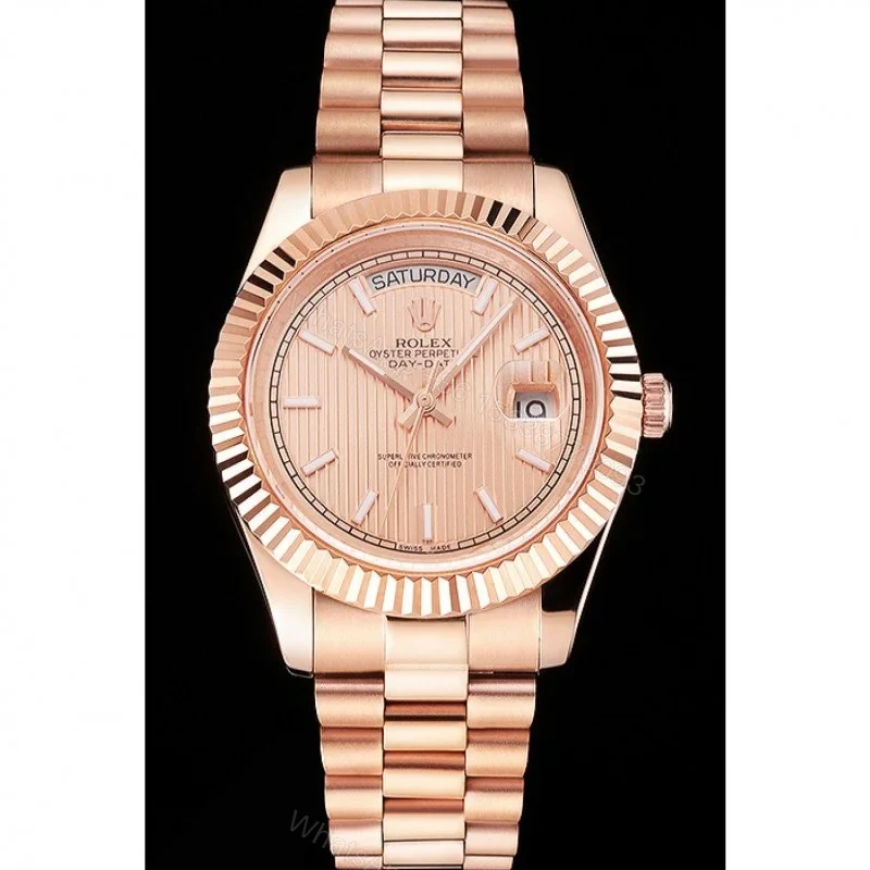 View 2 of Superclone Rolex Day-Date Rose-Gold Dial REP016823 40 mm
