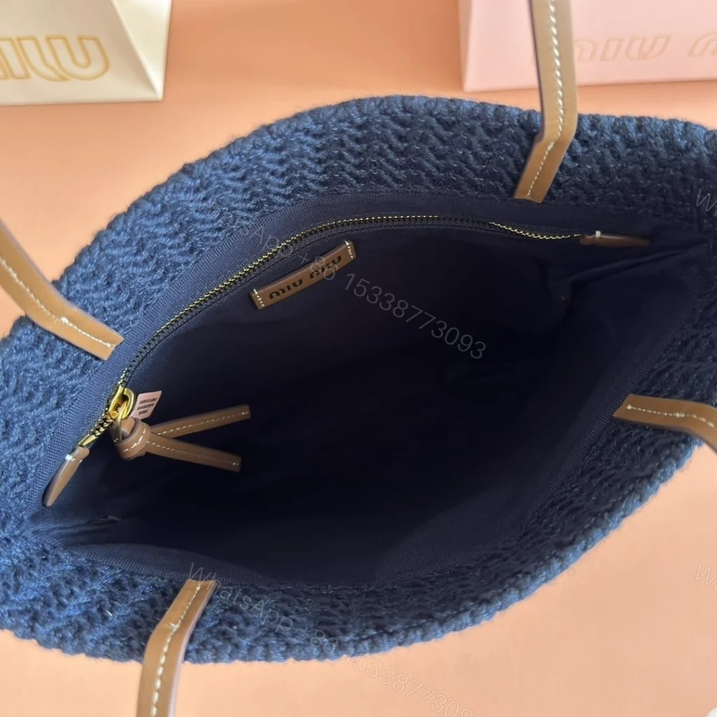 View 10 of Miumiu Crochet Tote Bag Multicolor 38Cm