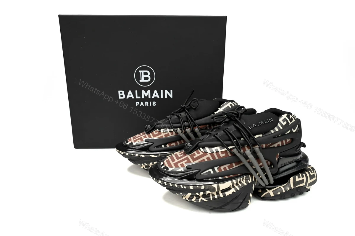 BALMAIN Multikolor Buty sportowe Lattice YM1VJ309 — view 2