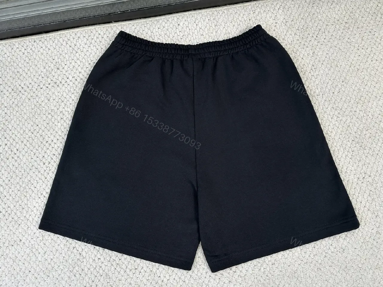 View 5 of Black Nylon / Balenciaga Logo / Sporty / Elastic Waistband / Shorts