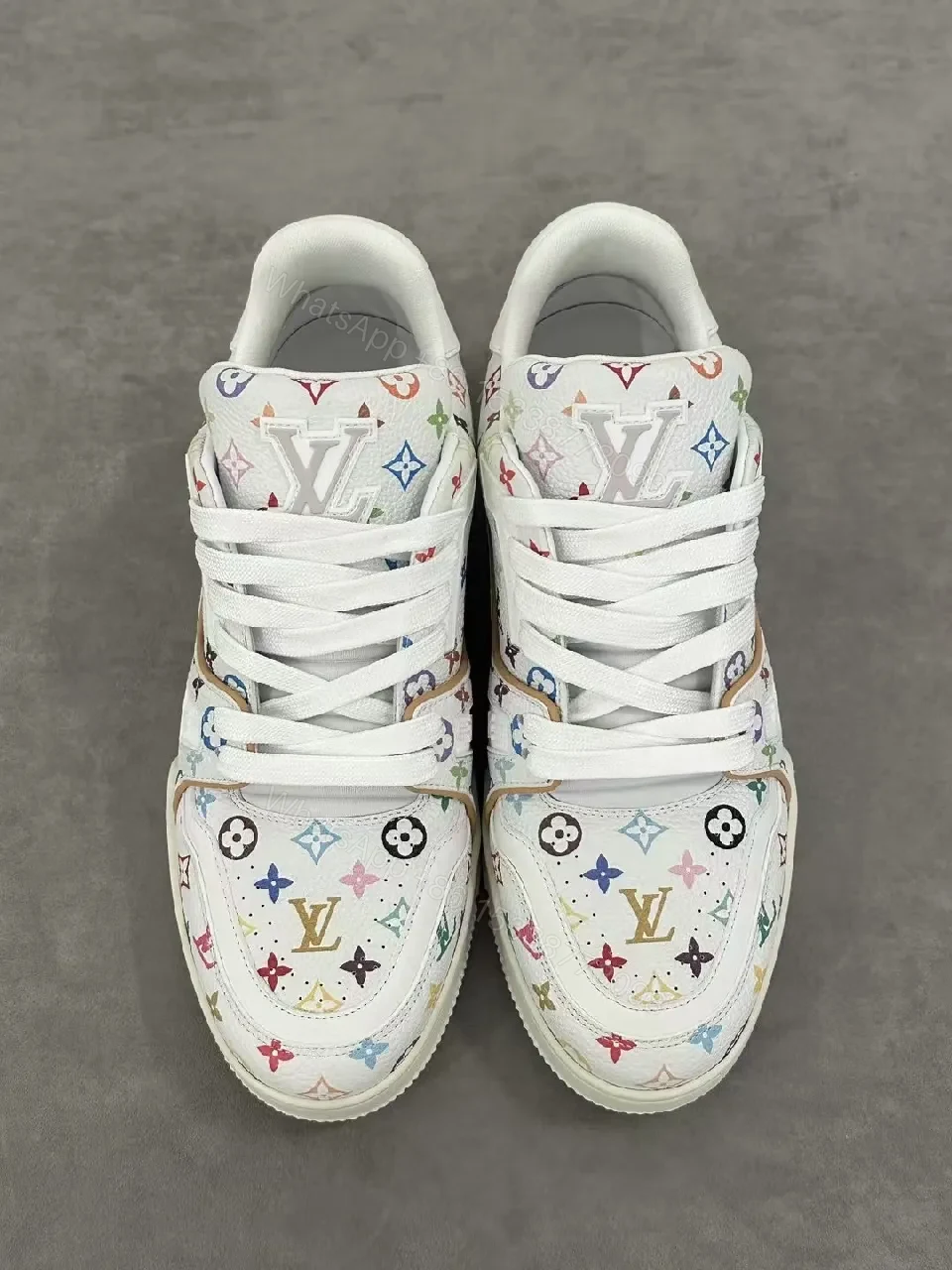 View 6 of Colorful Monogram Luxe High-Tops with Comfort Cushion