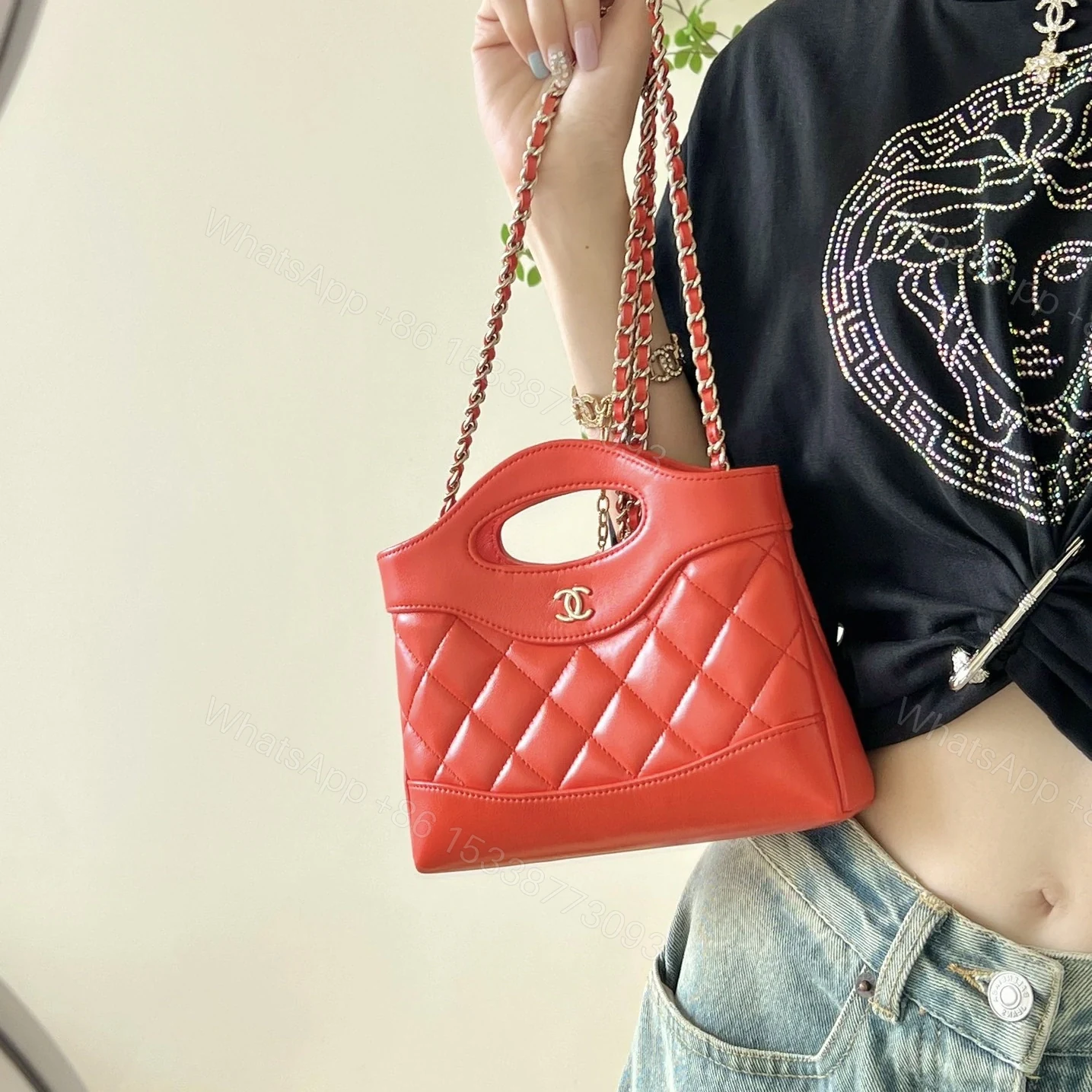View 21 of 高仿Chanel*24S春夏系列AP3656單肩包紅色免檢版