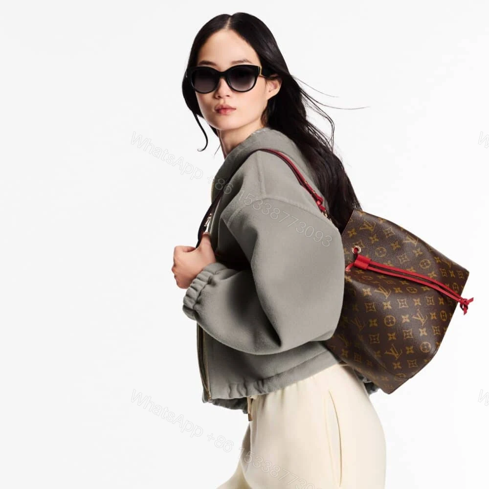 View 6 of Louis Vuitton Neonoe MM Bag Red 26Cm M44021