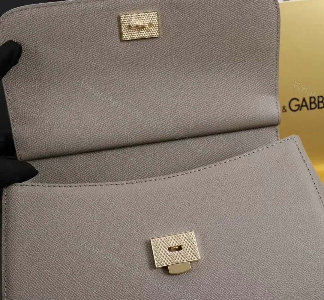 View 9 of Dolce & Gabbana Small Sicily handbag in dauphine calfskin
