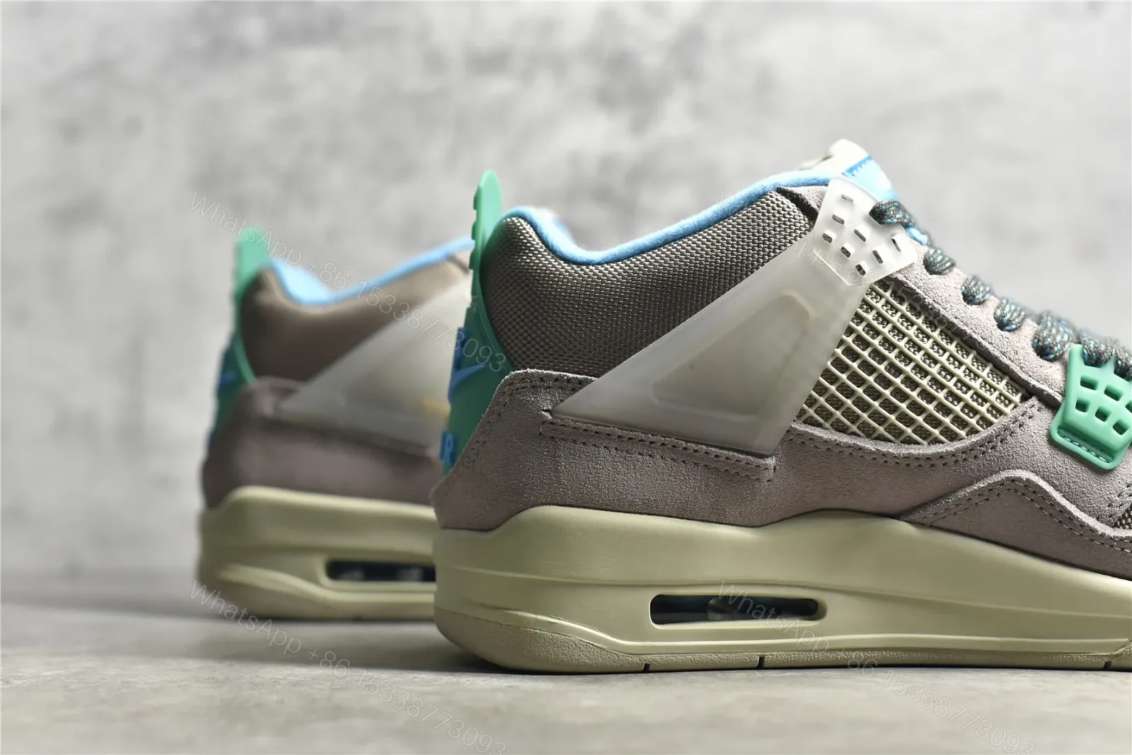 View 4 of Air Jordan 4 Retro 30th Anniversary Union La x Taupe Haze Reps