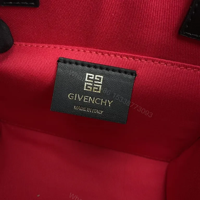 View 3 of Givenchy Compact Luxe Carryall: Bold Logo Mini Bag