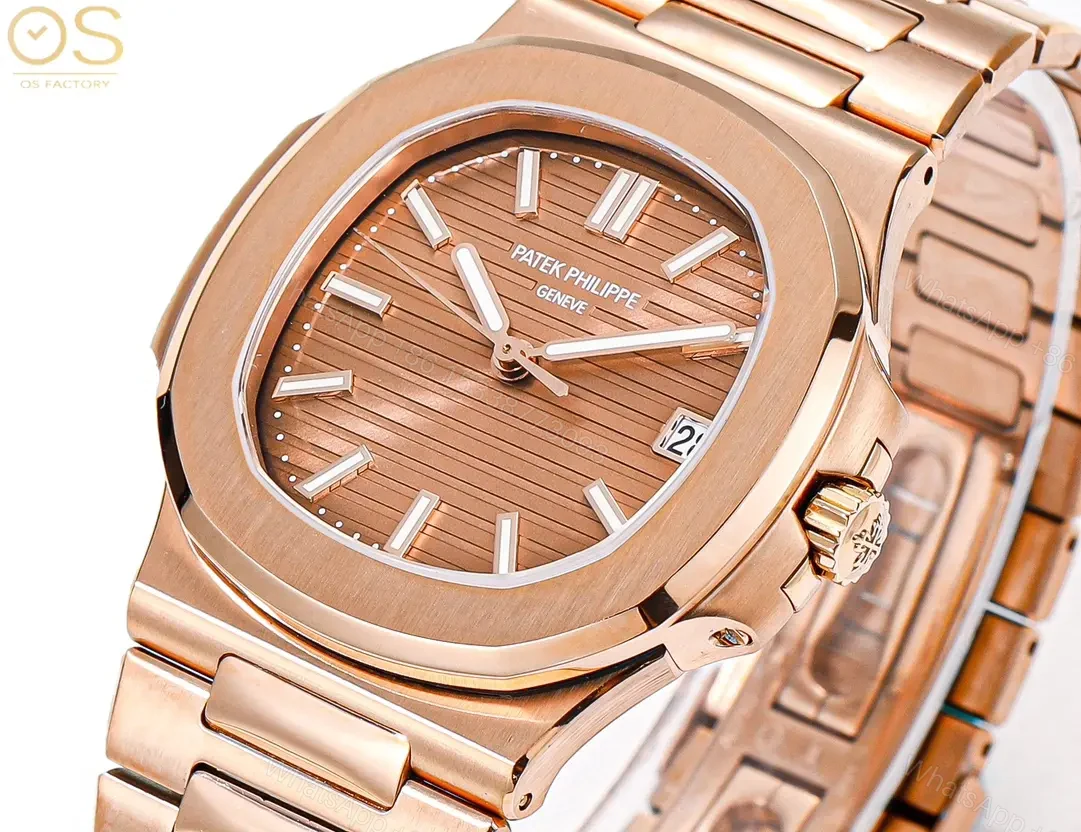 View 3 of Patek Philippe Rose Gold Nautilus Style Watch