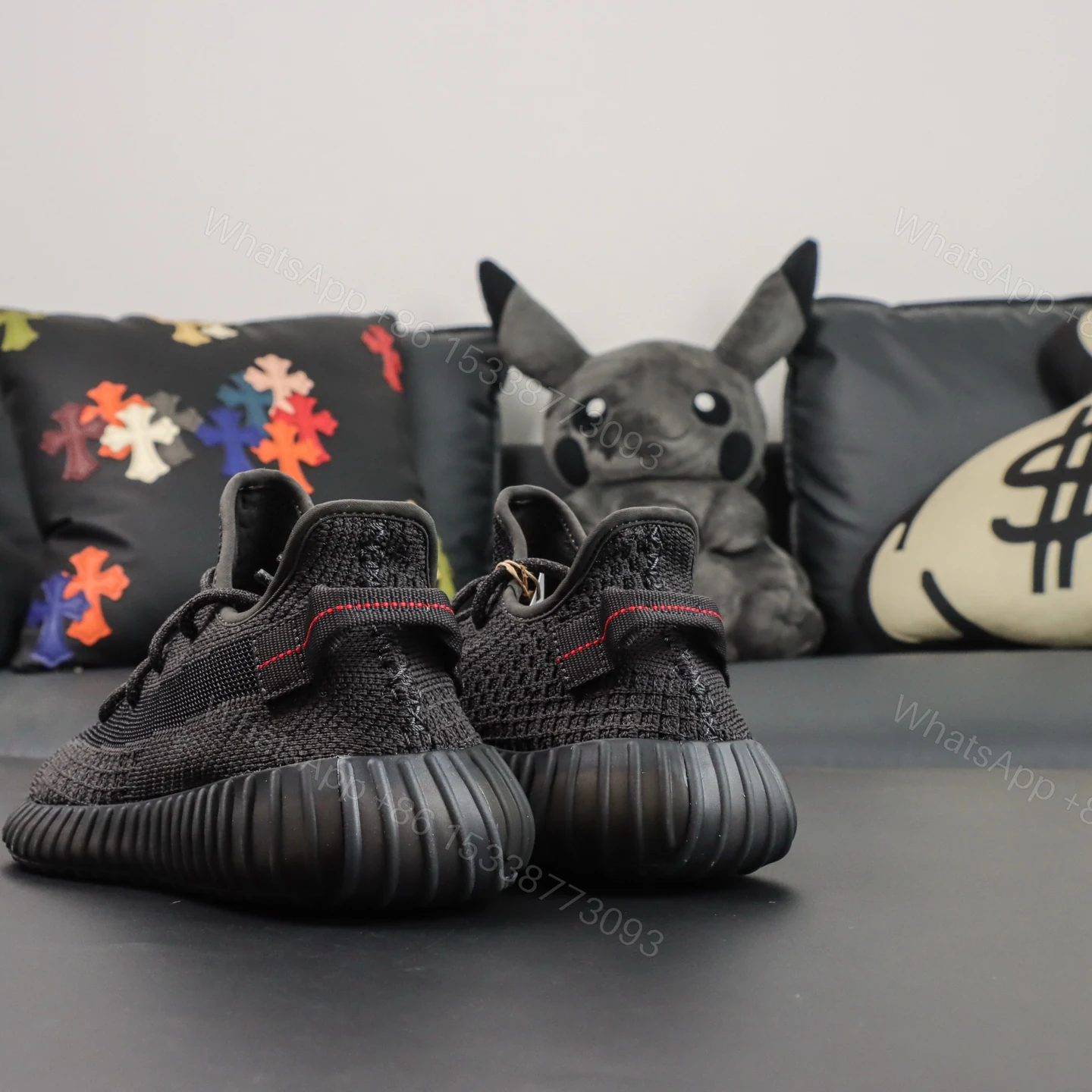 View 5 of Yeezy Boost 350 V2 Static Black Reps