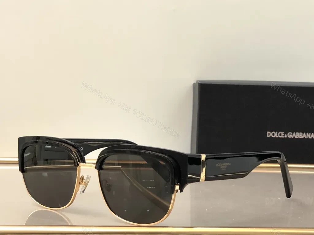 View 6 of Bold Tortoise Acetate Sunglasses with Gold Accents (Dolce & Gabbana)