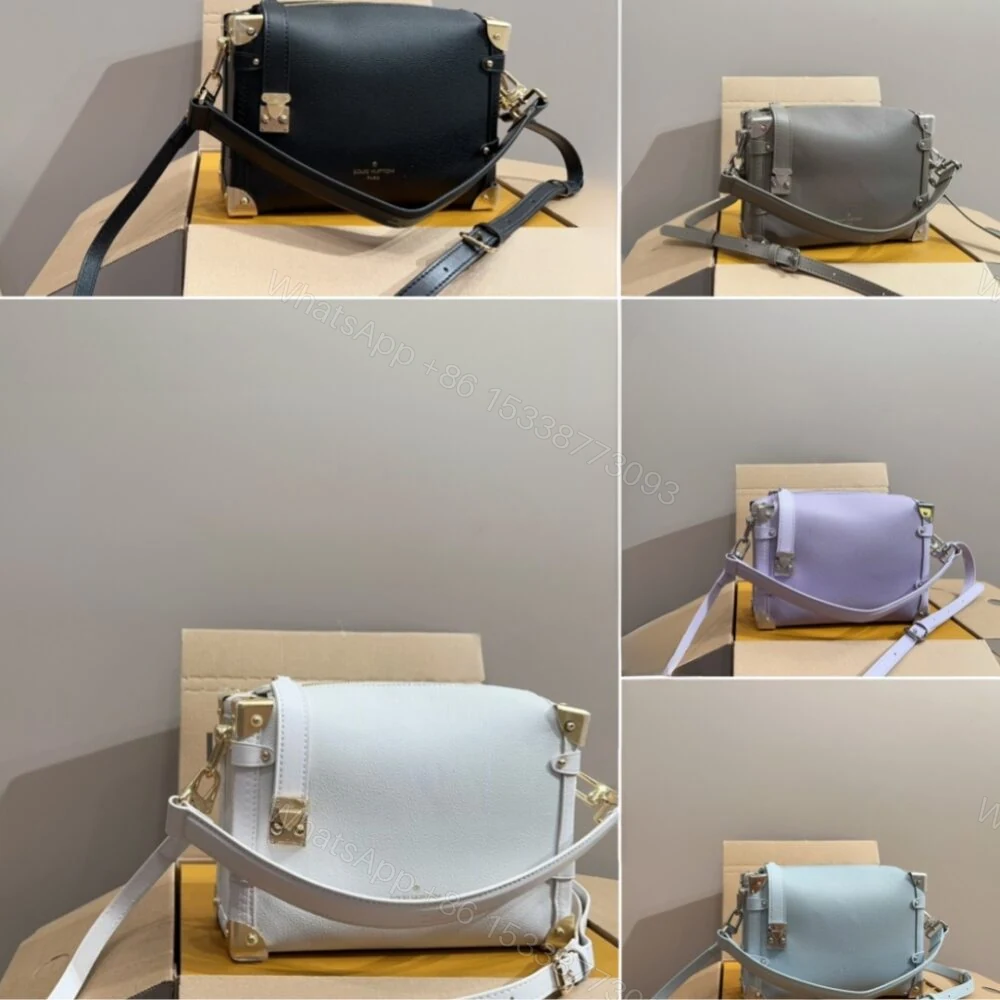 View 3 of Louis Vuitton Side Trunk MM Bleu Olympe 23Cm M25067
