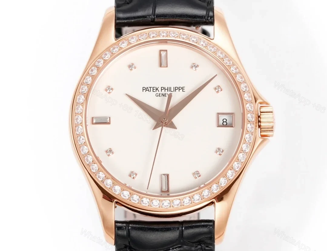 Patek Philippe Calatrava 5127 Classic Thin Dress Watch 37mm Leather Strap Edition PP-5127-GR-CLASSIC-37 — view 1