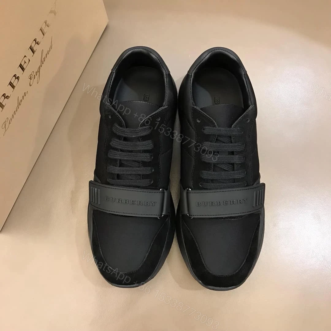 View 7 of BURBERRY SUEDE AND NEOPRENE HIGH-TOP SNEAKERS – BBR19