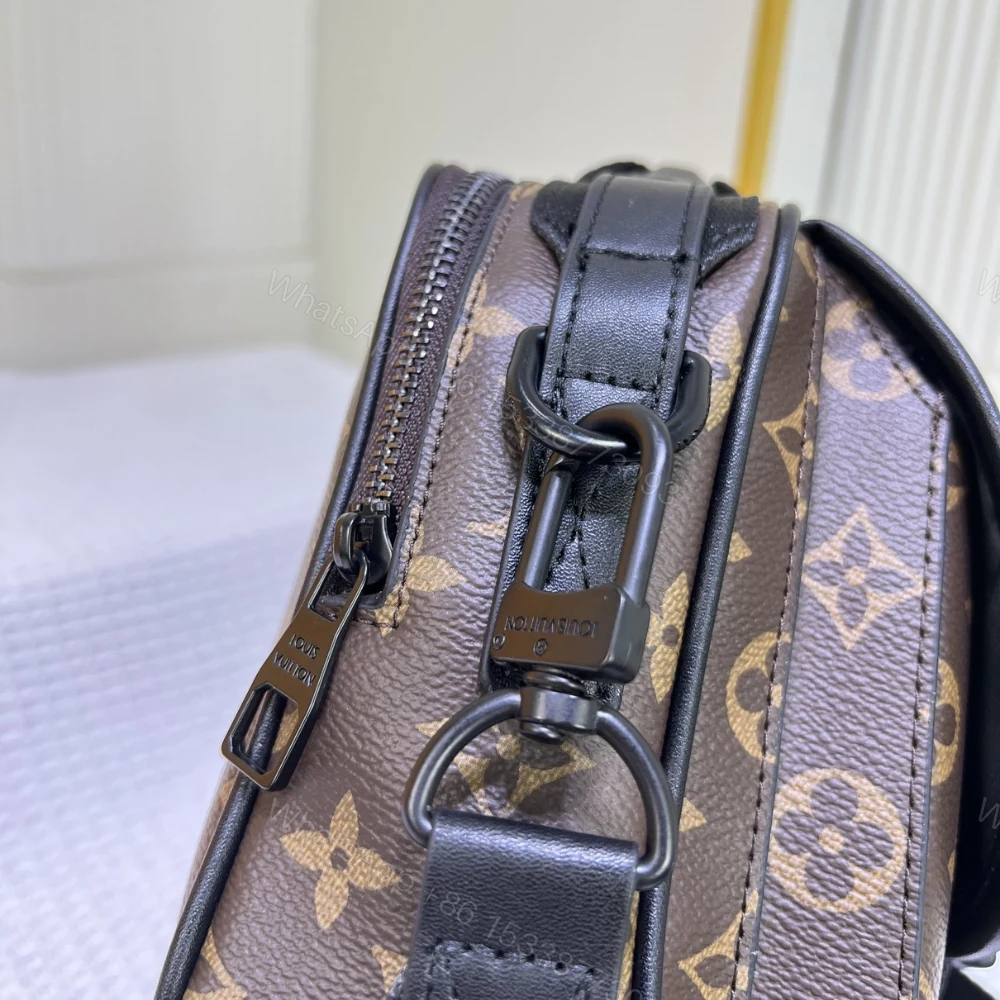 View 6 of LOUIS VUITTON QUEST MESSENGER BROWN 18CM M46973