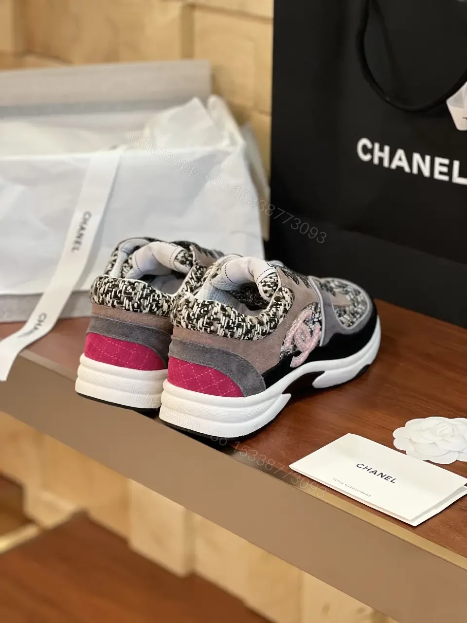 View 9 of Velvet-Textured Trainers: Luxe-Chic Knit & Suede Sneakers