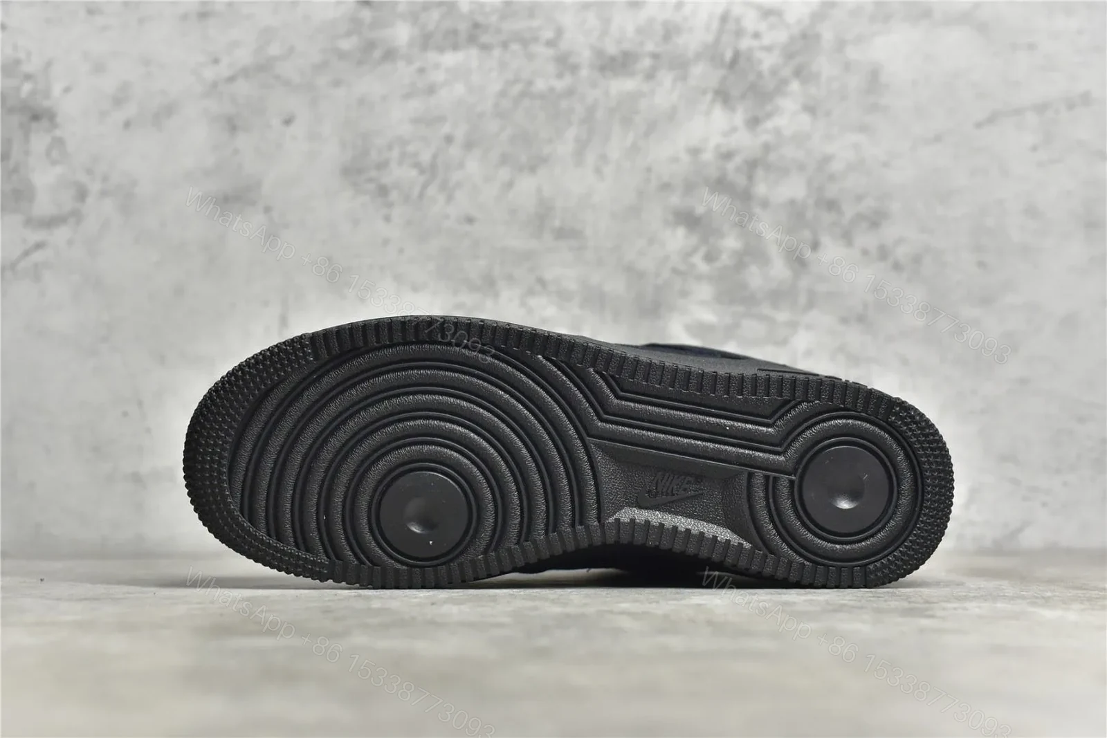 View 9 of Stussy X Air Force 1 Low Triple Black Reps
