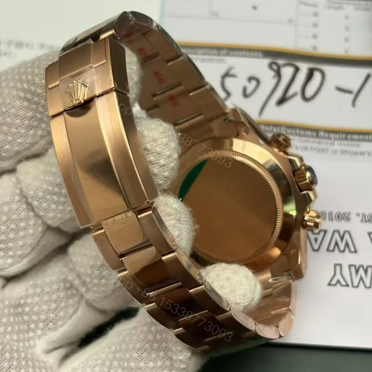 View 6 of Rolex Daytona Rose Gold Swiss Made Clone 116505/1