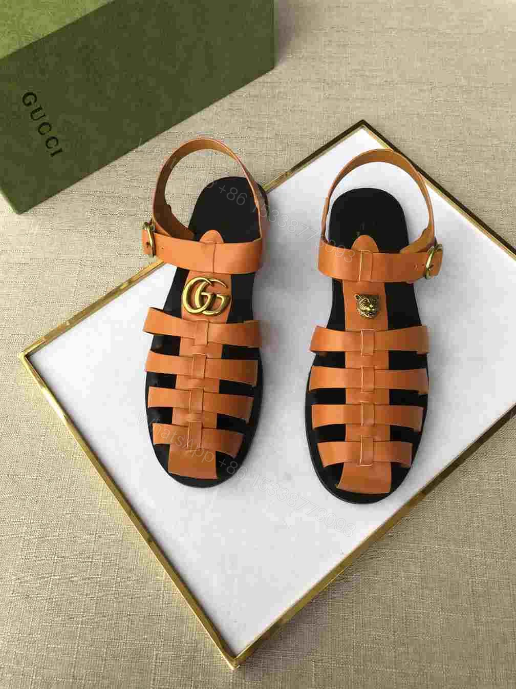 View 5 of GUCCI SANDAL WITH DOUBLE G – SDG006