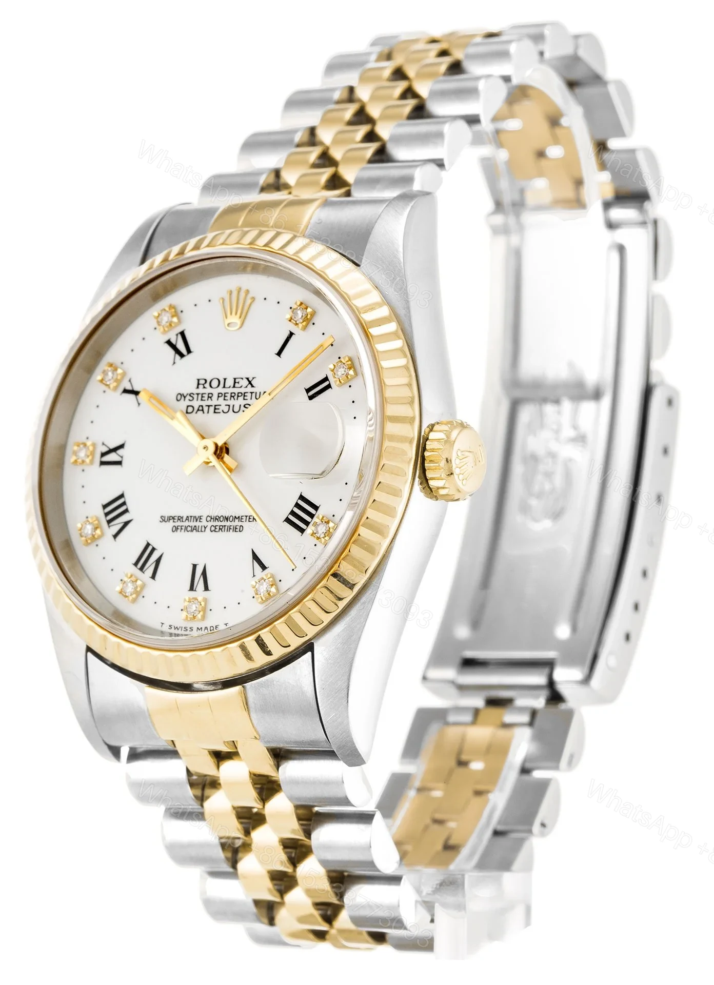 View 2 of Replica Rolex Datejust White Dial 16233 36 mm