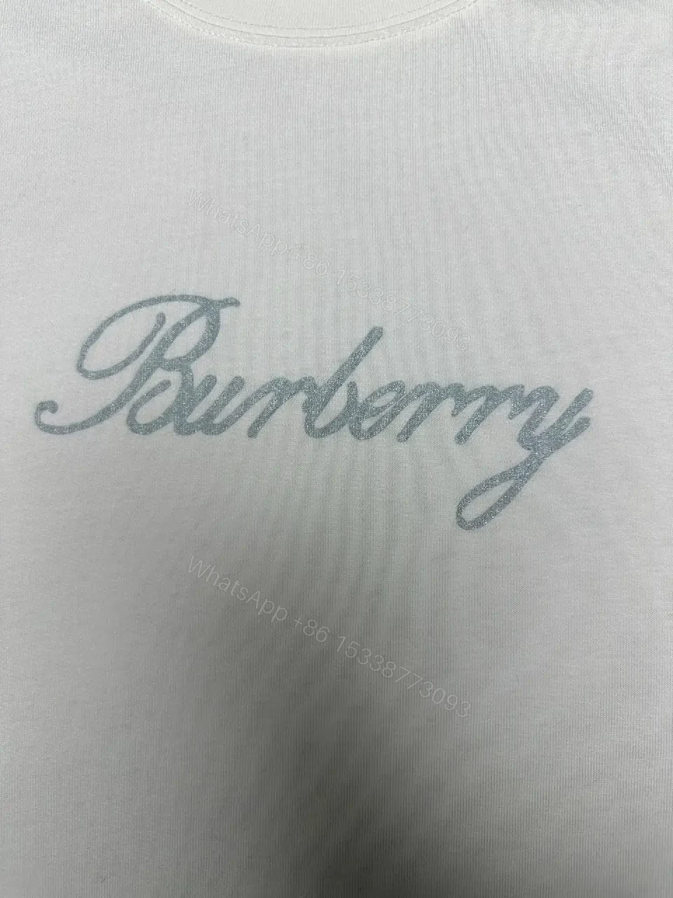 View 9 of White Cotton Tee: Subtle Luxe Script Detail, Premium Comfort, Timeless Fit