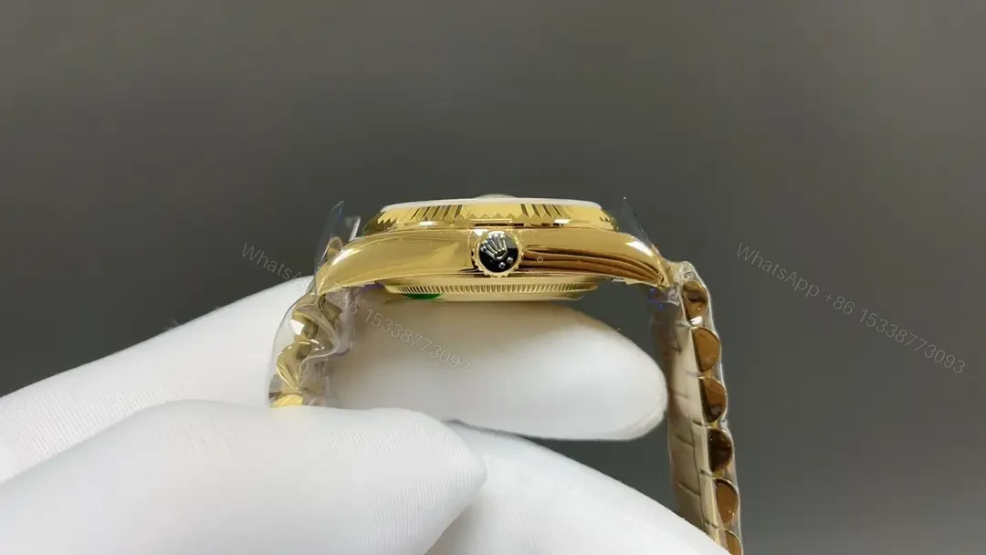 View 4 of Rolex Day-Date Violin Dial Vienna Philharmonic Green Edition Yellow Gold Pattern Bracelet 36mm RLX-DD-VIO-GG36-V2