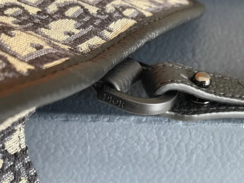 View 3 of Monogram Saddle Bag: Dior Canvas Crossbody Chic