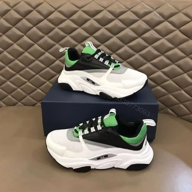 View 2 of B22 SNEAKER TECHNICAL MESH WITH AND CALFSKIN – CD98