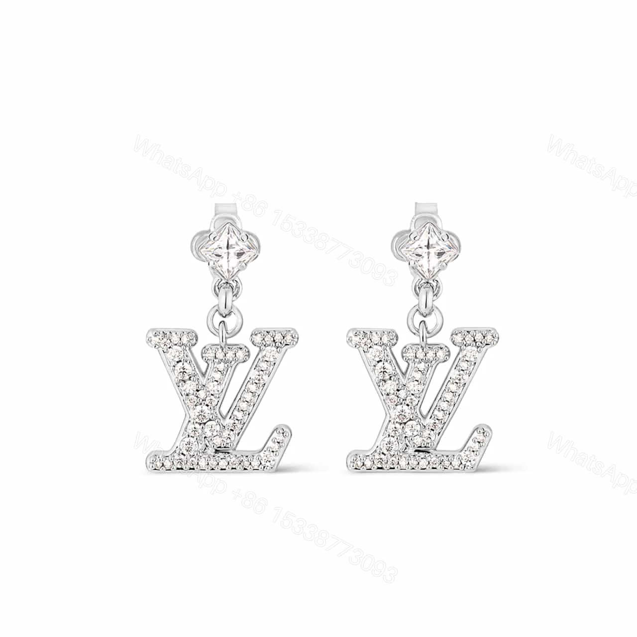 LOUIS VUITTON LADY LV OHRRINGE PALLADIUM M02513 — view 1